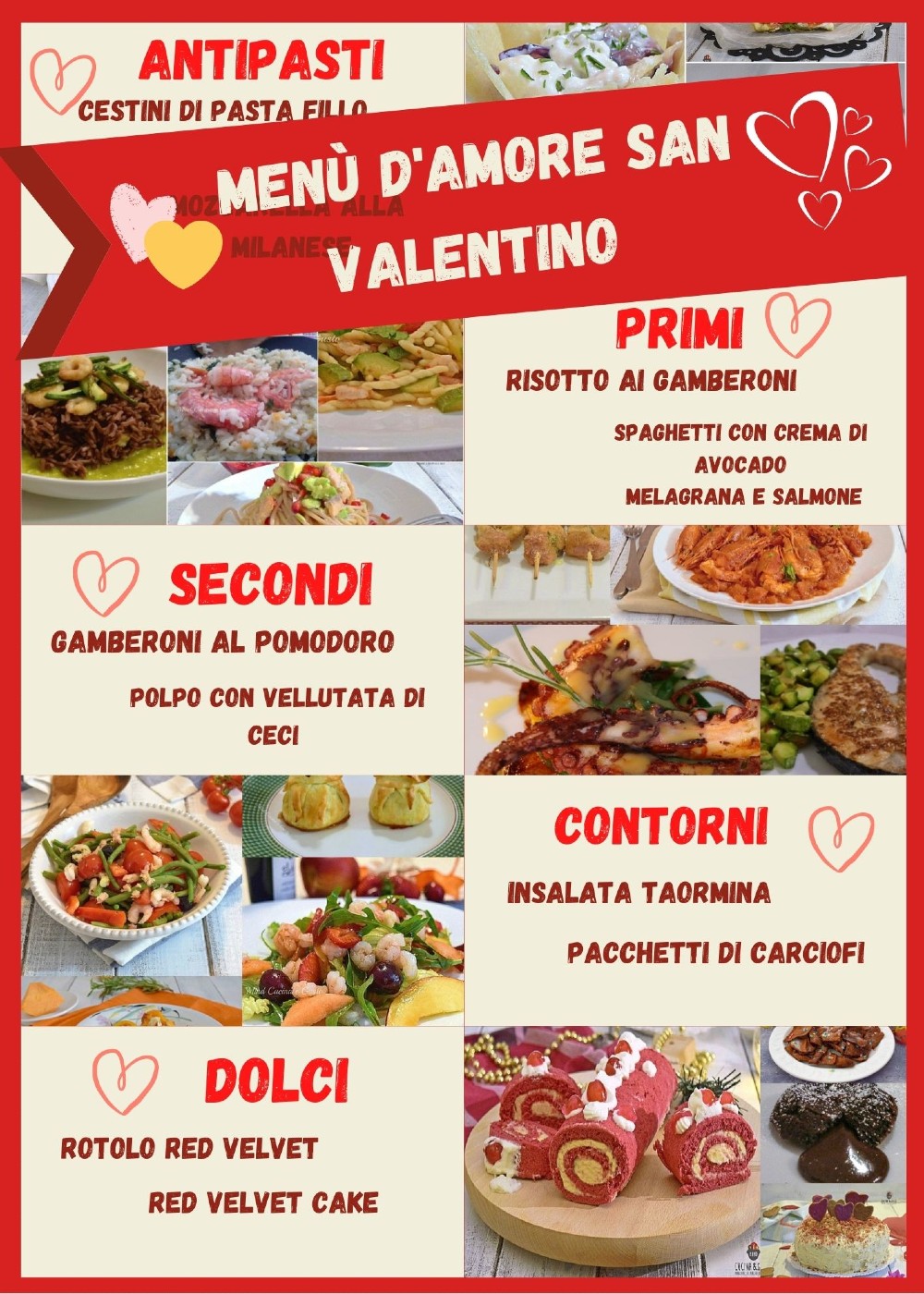 Idee per Ricette di San Valentino